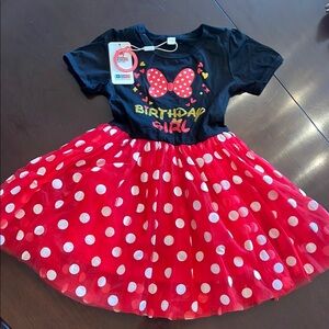 savannah james birthday dress Minnie Mouse Costume Girls Dress up Princess Toddler Cute Polka Dots F –  Babykayla fashion